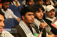 اجتماع دانشجویان بین الملل دانشگاه‌های علوم پزشکی شهر تهران درحمایت از مردم غزه (6)