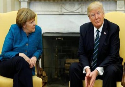 چرا ترامپ عمدا به صدراعظم آلمان توهین کرد؟/ گروکشی کسب و کار رئیس جمهور آمریکا است