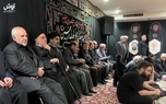 حضور ظریف در روضه منزل شهید لاریجانی + عکس