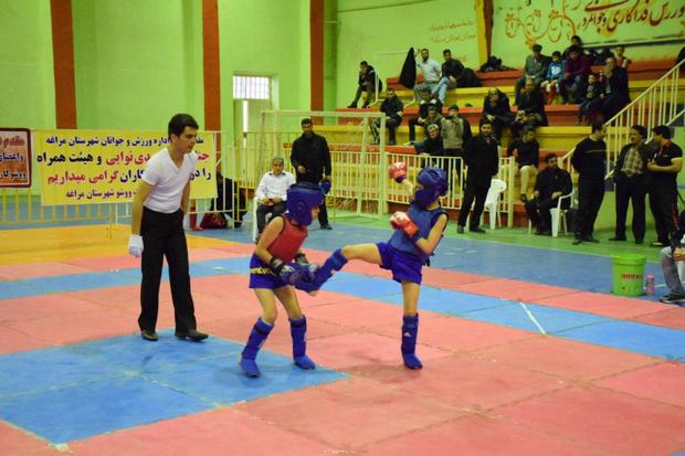 برترین های مسابقات ووشو نونهالان آذربایجان شرقی در مراغه مشخص شدند