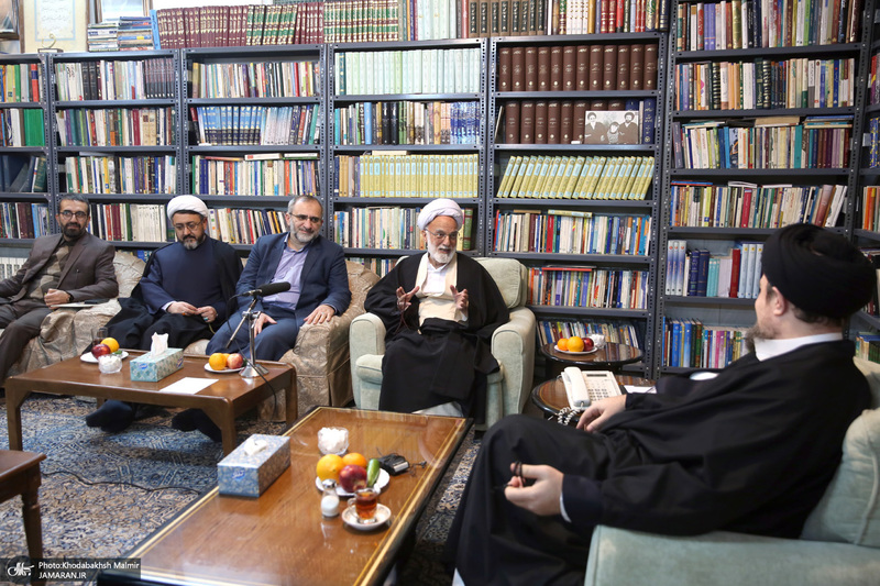 دیدار دست اندرکاران هفته فرهنگی بر استان آفتاب با سید حسن خمینی