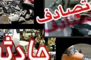 سه کشته در تصادف دو دستگاه کامیون در اتوبان ساوه -تهران