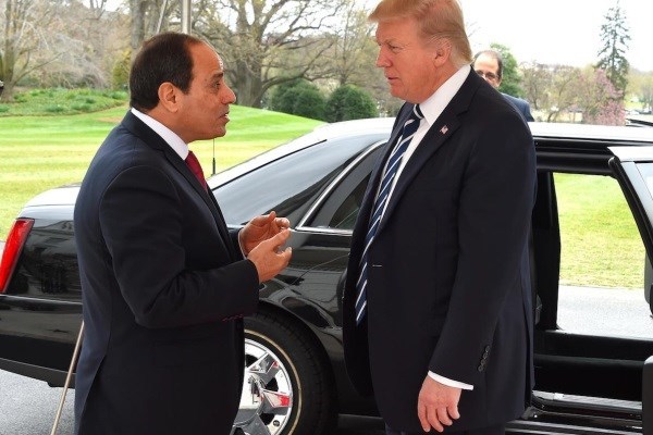 ترامپ وعده ازسرگیری کمک‌های نظامی آمریکا به مصر را داد