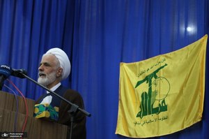 مراسم سی و هفتمین سالگرد بزرگداشت امام خمینی (س) در روستای خیارج استان قزوين