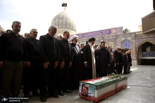 مراسم تشییع و خاکسپاری پیکر مطهر شهید حسن کریمی