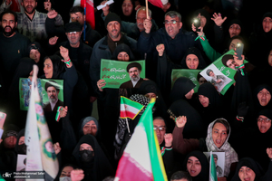 اجتماع حمایت از رزمندگان در مقابله با دشمن آمریکایی - صهیونی در پرند-۱