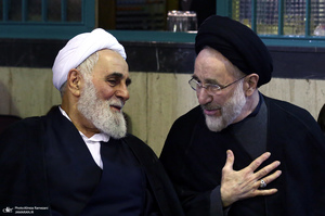 مراسم بزرگداشت آیت الله حسن صانعی (ره) در حسینیه جماران -2