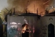 آتش‌سوزی مجدد در محل کنسولگری ایران در نجف + عکس