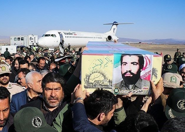 سرباز شهید وطن به اردبیل بازگشت