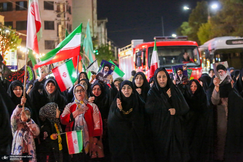 سی و نهمین شب اجتماع پرشور مردم در رباط کریم