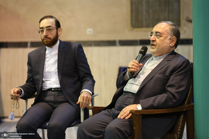 دیدار جمعی از معاونین و سفرای سابق وزارت خارجه‎‎ با سید حسن خمینی