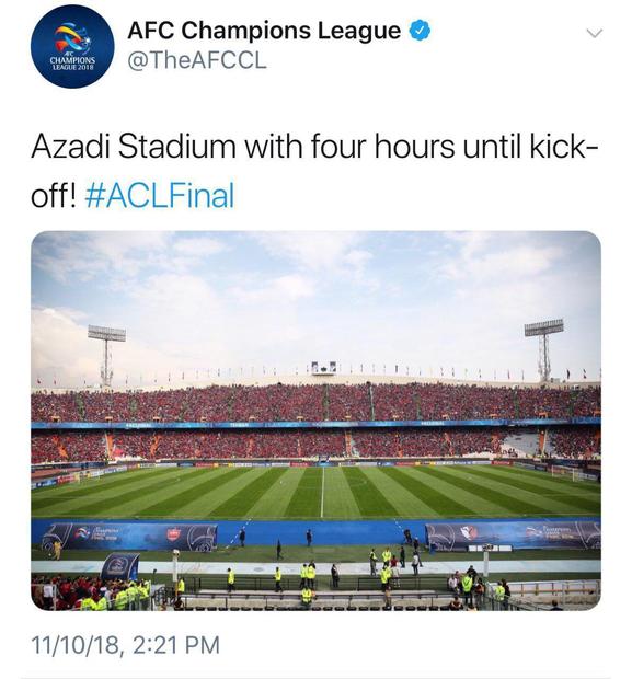 واکنش AFC به حضور پرشور هواداران پرسپولیس در آزادی+ عکس
