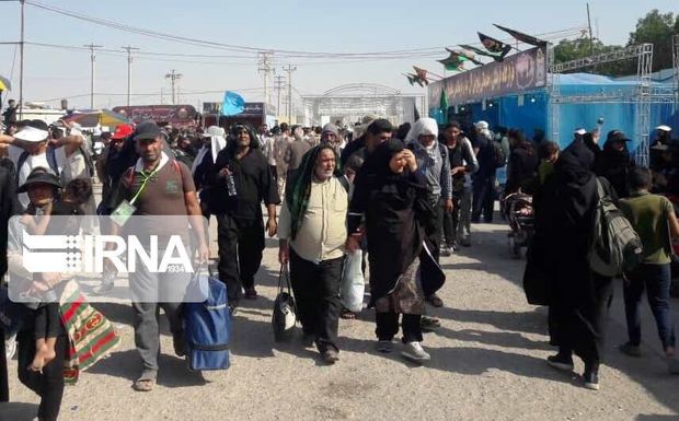 روند تردد زائران اربعین در مرز مهران معکوس شد