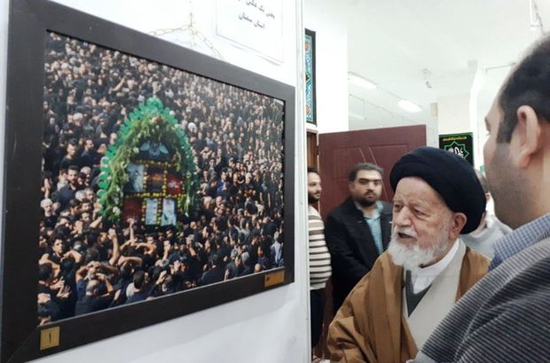 نمایشگاه عکس سوگواره مهر محرم در سمنان افتتاح شد