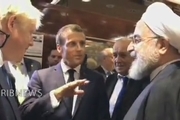 تصاویر دیدار آقای روحانی ، مکرون و جانسون