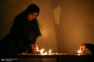 مراسم شام غریبان در میدان امام حسین (ع)