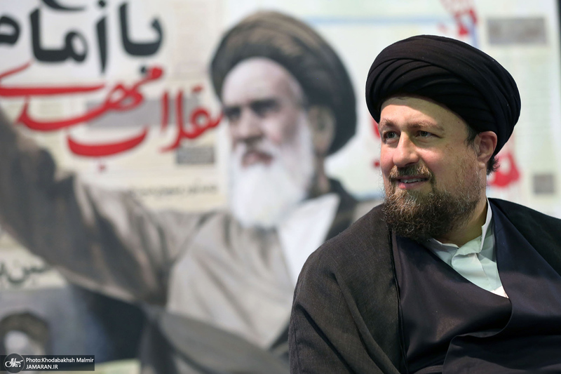 دیدار جمعی از معاونین و سفرای سابق وزارت خارجه‎‎ با سید حسن خمینی