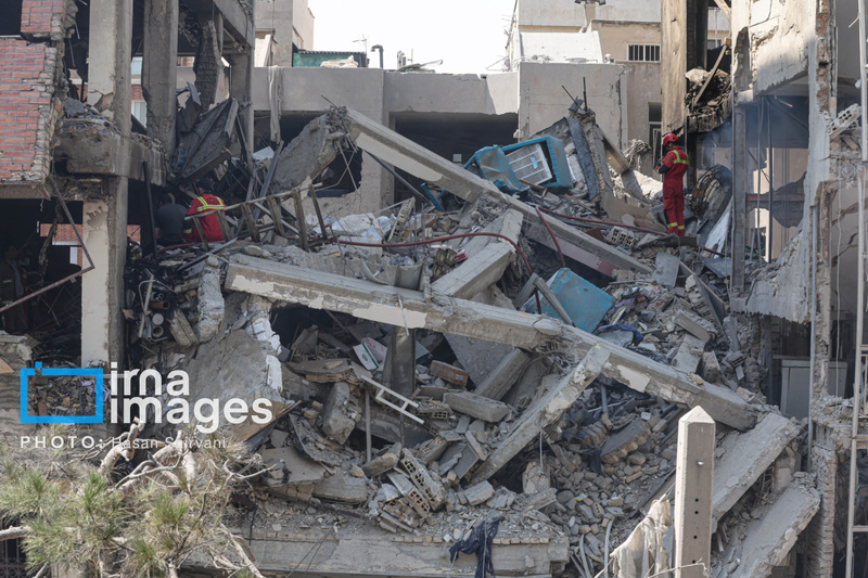 حمله رژیم صهیونیستی به مناطق مسکونی تهران + تصاویر