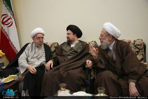 حاشیه تجدید میثاق هیأت رئیسه و اعضای مجلس خبرگان رهبری با آرمان های امام خمینی (س)