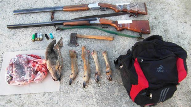 شکارچیان شوکا در منطقه شکار ممنوع دیلمان درفک دستگیر شدند