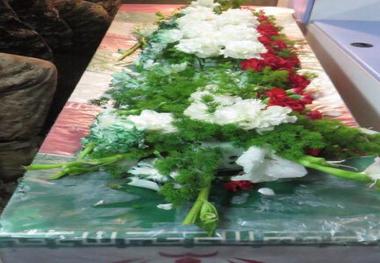 آئین وداع با پیکر شهید گمنام در آمل برگزار شد