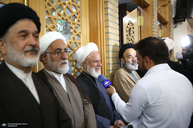 مراسم چهلم شهیدان لاریجانی در حرم مطهر حضرت معصومه (س) -2