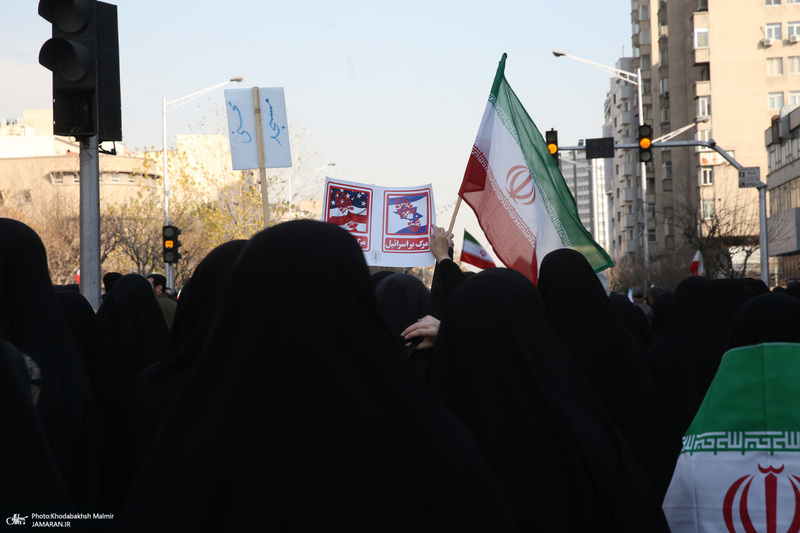 حضور سید حسن خمینی در اجتماع بزرگ مردم تهران