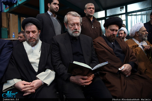 مراسم وداع با پیکر آیت الله هاشمی رفسنجانی(ره) در حسینیه جماران-11