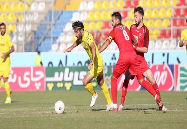 تساوی پرسپولیس و پارس جنوبی در نیمه نخست