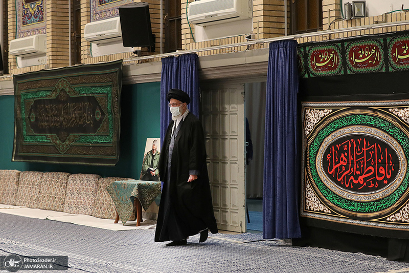 عزاداری شب شهادت حضرت زهرا (س) در حسینیه امام خمینی(ره)