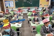 راهکار چینی‌ها برای مبارزه با کرونا در مدارس+ تصاویر