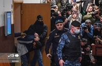 وضعیت عجیب 4 متهم حمله تروریستی مسکو در دادگاه (10)