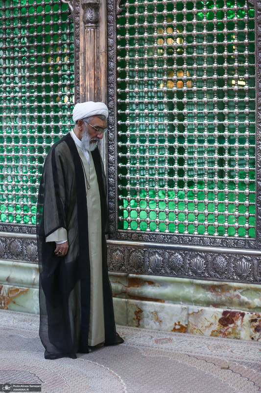 دیدار حجت الاسلام و المسلمین مصطفی پور محمدی با سید حسن خمینی