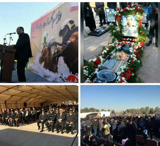 اولین سالگرد شهدای پلاسکو برگزار شد

