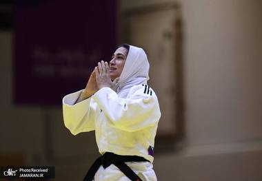 پرچمدار زن اولین مدال‌آور ایران در بازی های کشورهای اسلامی + عکس اهدای مدال