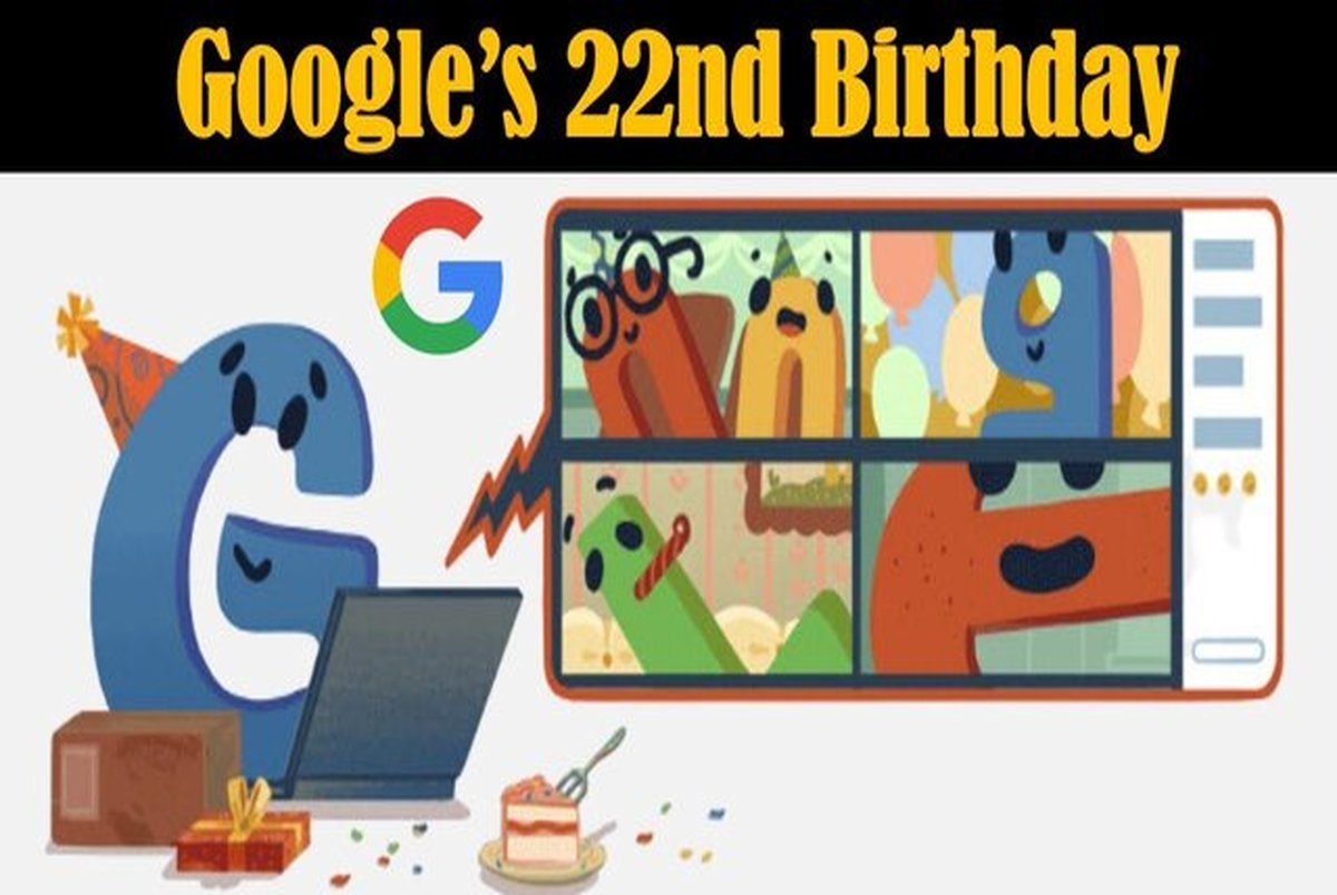 گوگل تولد 22 سالگی اش را جشن گرفت