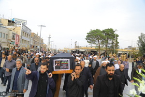 مراسم تشییع مادر حجت الاسلام و المسلمین صالحی منش