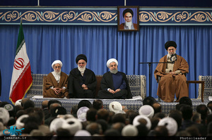 دیدار مسئولان نظام، مهمانان کنفرانس وحدت اسلامی و سفرای کشورهای اسلامی با رهبر معظم انقلاب 