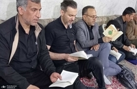 مراسم احیای شب بیست و سوم ماه رمضان در دفتر حضرت آیت الله العظمی صانعی + تصاویر