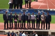  مسئولان سازمان لیگ از ورزشگاه امام رضا (ع)  بازدید کردند+ عکس