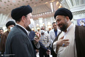 خاکسپاری پیکر حجت الاسلام و المسلمین سید محمود دعایی در حرم امام خمینی (س)