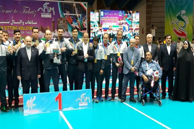 اختتامیه مسابقات جهانی والیبال نشسته در تبریز برگزار شد