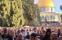 نماز عید فطر در مسجدالاقصی با حضور ۱۲۰ هزار فلسطینی (7)