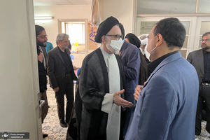 حضور سید محمد خاتمی در منزل مرحوم سید محمود دعایی (ره)