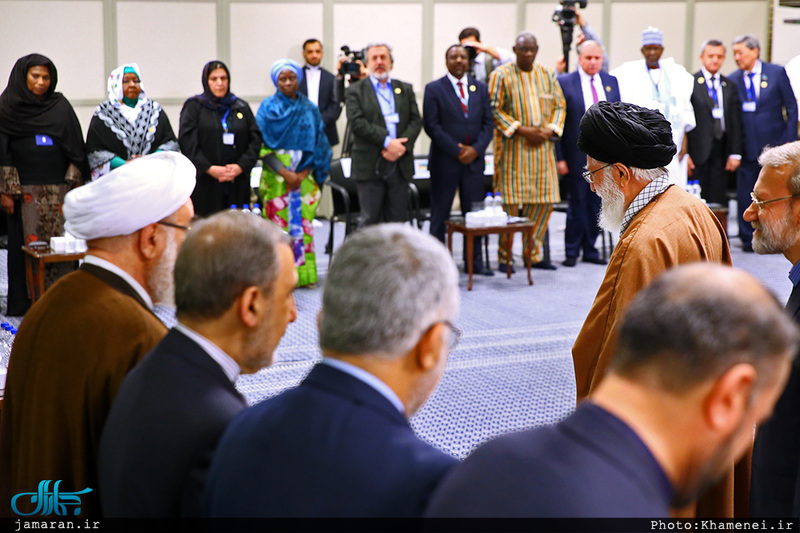  دیدار شرکت‌کنندگان در سیزدهمین کنفرانس اتحادیه بین‌المجالس سازمان همکاری اسلامی با رهبر معظم انقلاب