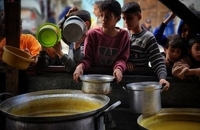 صف غذا در غزه در ماه رمضان (5)