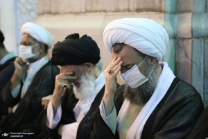 مراسم چهلمین شب درگذشت آیت الله العظمی سید محمدسعید حکیم در قم‎