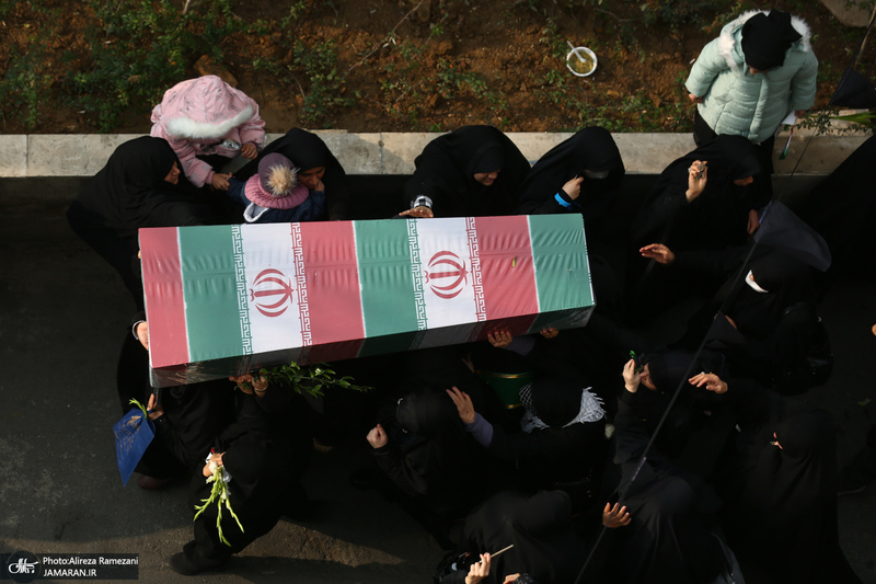 مراسم تشییع 200 شهید گمنام دفاع مقدس در تهران - 4