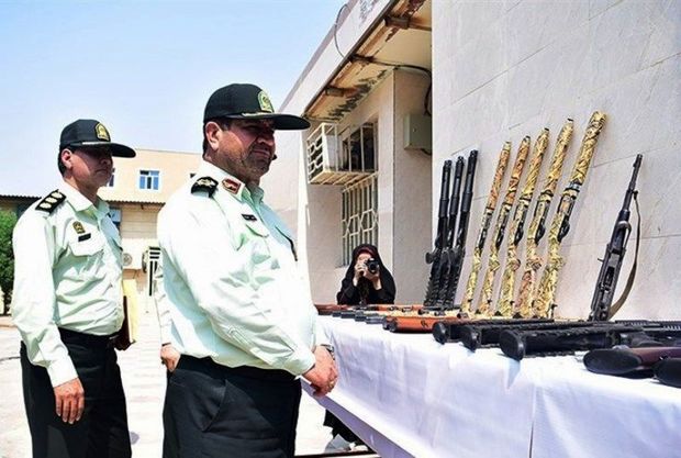 ۱۴۱ قبضه سلاح غیرمجاز در خوزستان کشف شد