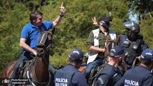 اقدام عجیب رئیس جمهور برزیل+ تصاویر